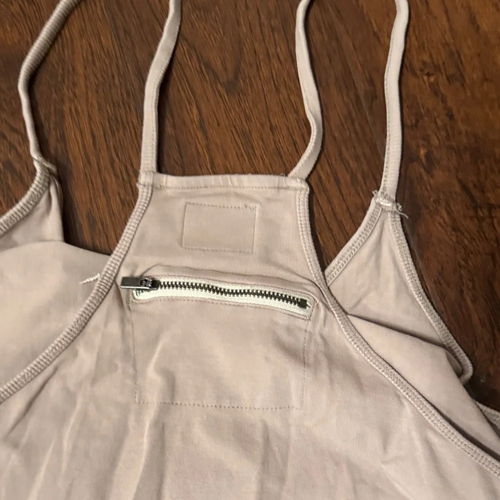 Free People Khaki Tan FP Movement Hot Shot Onesie